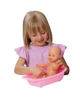 Loko Toys Le Petite Baby Doll Bath Time and Potty Play Set, 5 Piece