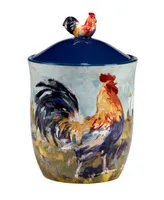 Certified International Rooster Meadow Canister Set, 3 Piece