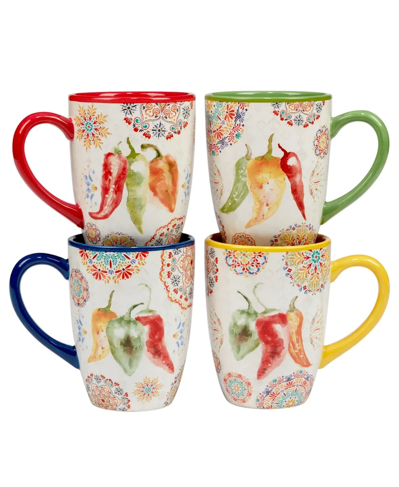 Certified International Sweet Spicy Mug, Set of 4