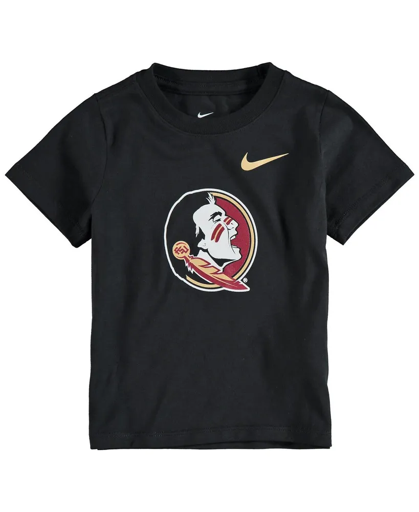 Toddler Boys and Girls Nike Black Florida State Seminoles Logo T-shirt