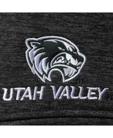 Men's Colosseum Heathered Charcoal Utah Valley Wolverines Anchor Full-Zip Jacket