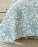 Laura Ashley Rowland Cotton Reversible Piece Quilt Set