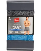 Hanes Men's Ultimate 3pk. ComfortFlex Stretch Trunks