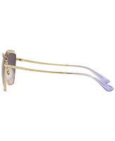 Vogue Eyewear Women's Sunglasses, VO4234S 54 - Top Violet, Gold