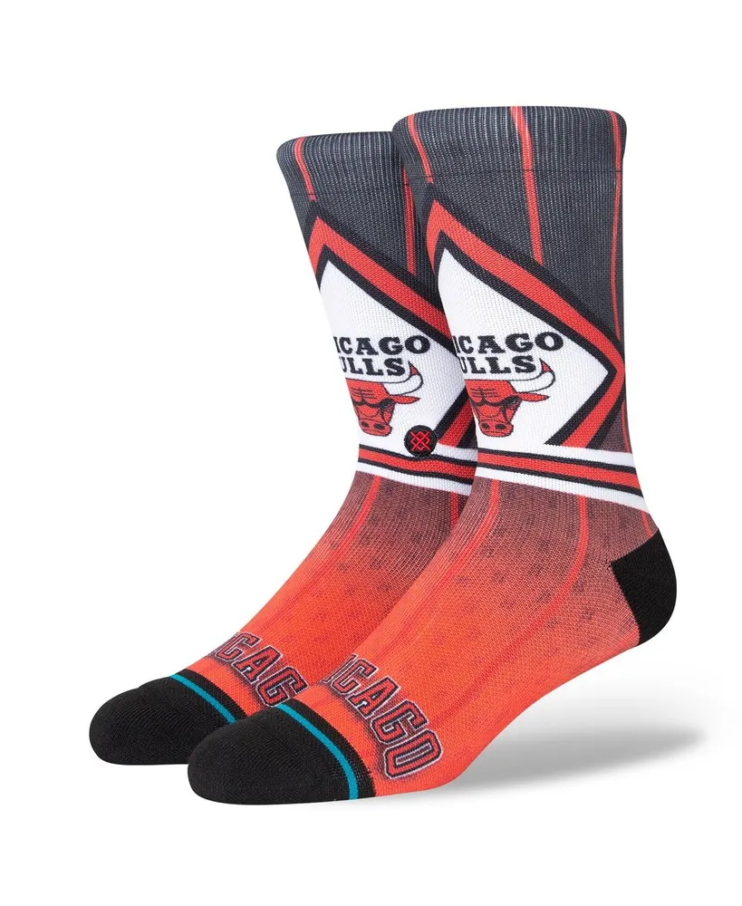 Men's Chicago Bulls Hardwood Classics Fader Collection Crew Socks