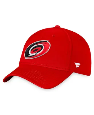 Men's Red Carolina Hurricanes Core Primary Logo Flex Hat