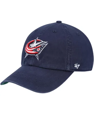 Men's Navy Columbus Blue Jackets Team Franchise Fitted Hat