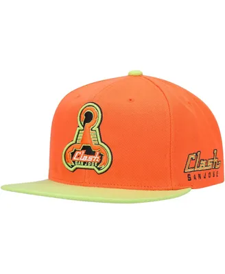 Men's Orange San Jose Earthquakes Historic Logo Since '96 Two-Tone Snapback Hat