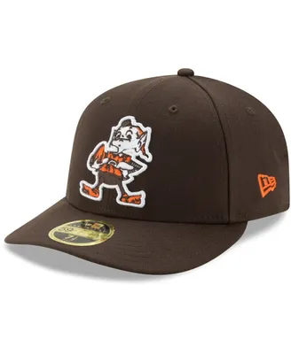 Men's Brown Cleveland Browns Brownie Omaha Throwback Low Profile 59FIFTY Fitted Hat
