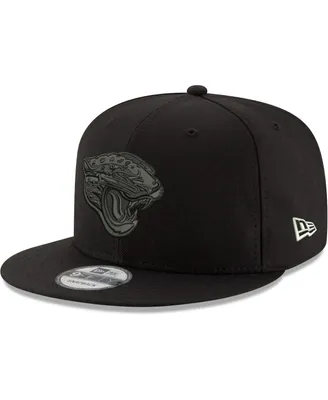 Men's Black Jacksonville Jaguars Black on Black 9FIFTY Adjustable Hat