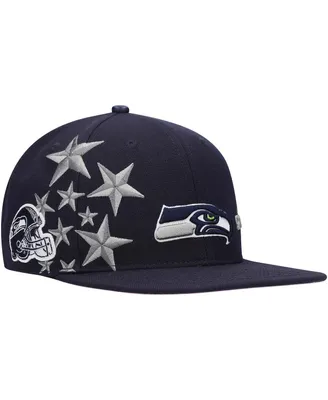 Men's Pro Standard Seattle Seahawks Navy Stars Snapback Hat