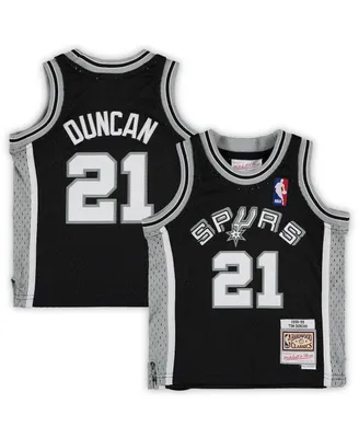 Boys and Girls Infant Tim Duncan Black San Antonio Spurs Retired Player Jersey