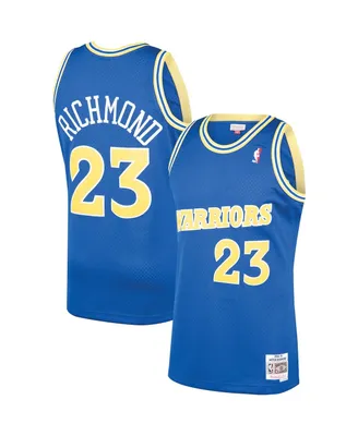 Men's Mitch Richmond Royal Golden State Warriors 1990-91 Hardwood Classics Swingman Player Jersey