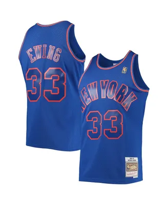 Men's Patrick Ewing Blue New York Knicks 1996-97 Hardwood Classics Swingman Jersey