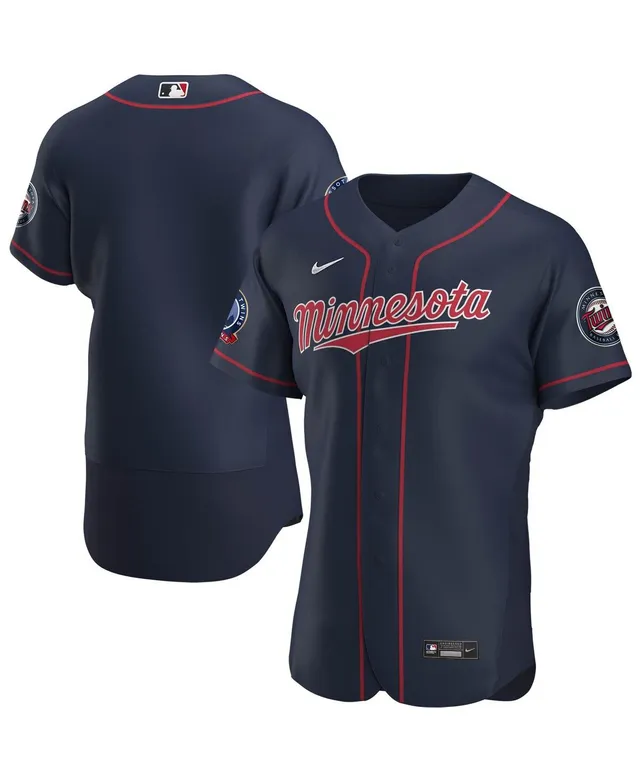 Minnesota Twins Nike 60th Season Alternate Authentic Team Jersey - Navy