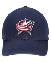Men's Navy Columbus Blue Jackets Team Franchise Fitted Hat