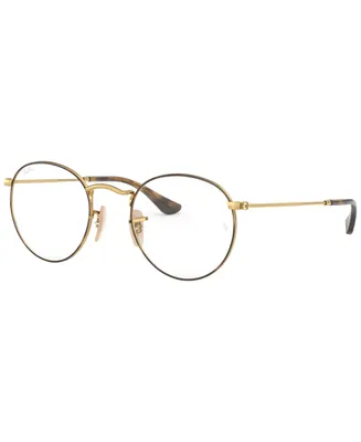 Ray-Ban RX3447V Unisex Round Eyeglasses