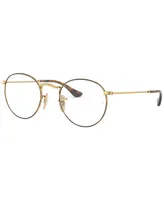 Ray-Ban RX3447V Unisex Round Eyeglasses