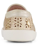 Kenneth Cole New York Little Girls Slip On Sneakers - Pale Gold