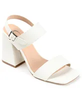 Journee Collection Women's Adras Block Heel Sandals