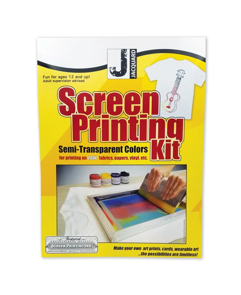 Jacquard Professional Quality Screen Printing Kit, Semi