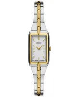 Seiko Women's Essentials Two Tone Stainless Steel Bracelet Watch 15mm