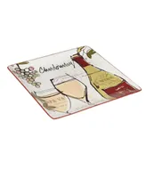 Certified International Wine Country Square Platter