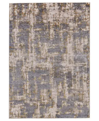 Feizy Waldor R3969 5' x 8' Area Rug - Gray, Gold