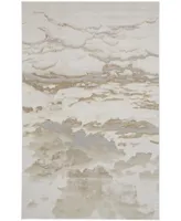 Feizy Aura R3727 1'8" x 2'10" Area Rug - Gold