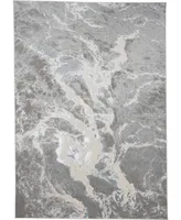 Feizy Azure R3539 1'8" x 2'10" Area Rug - Silver