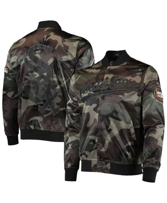 Men's Pro Standard Camo Chicago White Sox Satin Full-Snap Jacket