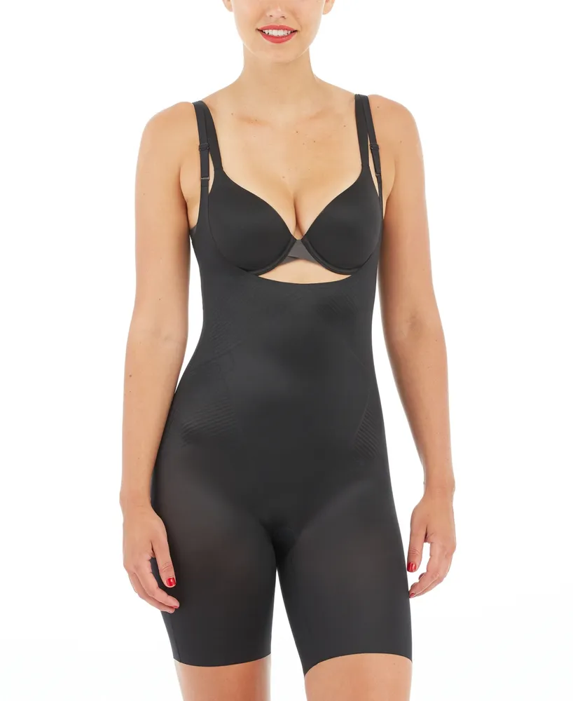 Spanx Women's Thinstincts 2.0 Open-Bust Mid-Thigh Bodysuit