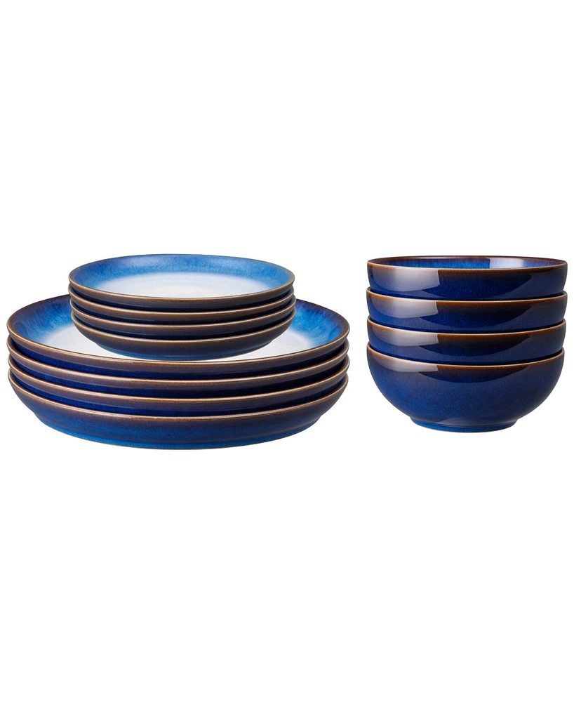 Blue Haze 12-Pc Dinnerware Set, Service for 4