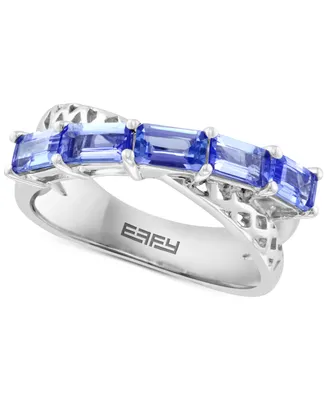 Effy Tanzanite Crossover Statement Ring (1-1/2 ct. t.w.) in Sterling Silver