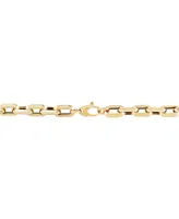 Polished Oval Link 20" Chain Necklace in 10k Gold