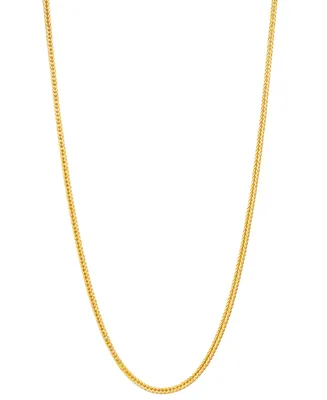 Italian Gold 18" Foxtail Chain Necklace (1-1/3mm) in 14k Gold