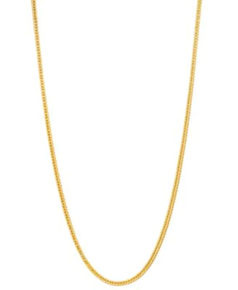 Italian Gold 16 Flat Rolo Chain Necklace (1-3/8mm) in 14k Gold - Macy's