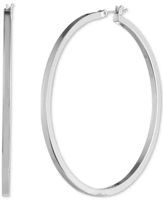 Karl Lagerfeld Paris Large Hoop Earrings, 2.4"