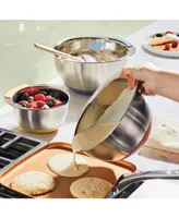 Ayesha Curry Pantryware 3-Pc. Stainless Steel Nesting Mixing Bowls Set