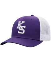 Men's Top of the World Purple, White Kansas State Wildcats Trucker Snapback Hat