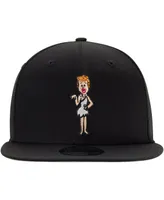 Men's New Era Black The Flintstones Wilma 9FIFTY Snapback Adjustable Hat