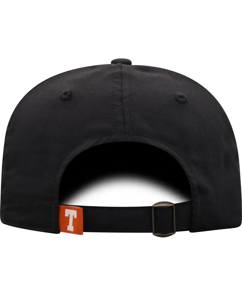 Men's Top of the World Black Texas Longhorns Staple Adjustable Hat