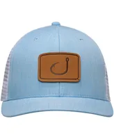 Men's Avid Light Blue Lay Day Trucker Snapback Adjustable Hat