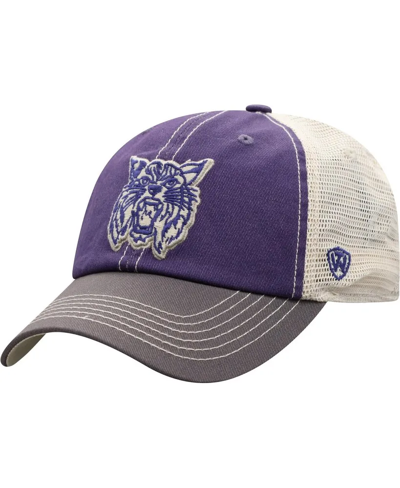 Men's Top of the World Purple Kansas State Wildcats Offroad Trucker Snapback Hat