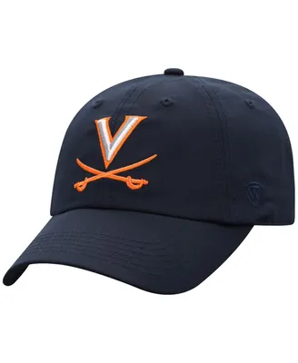 Men's Top of The World Navy Virginia Cavaliers Staple Adjustable Hat