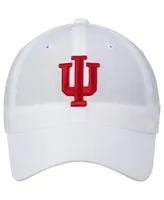 Men's Top of the World White Indiana Hoosiers Primary Logo Staple Adjustable Hat