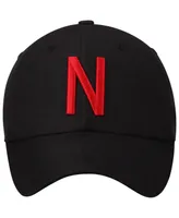 Men's Top of the World Black Nebraska Huskers Staple Adjustable Hat