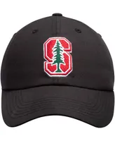 Men's Top of the World Black Stanford Cardinal Primary Logo Staple Adjustable Hat