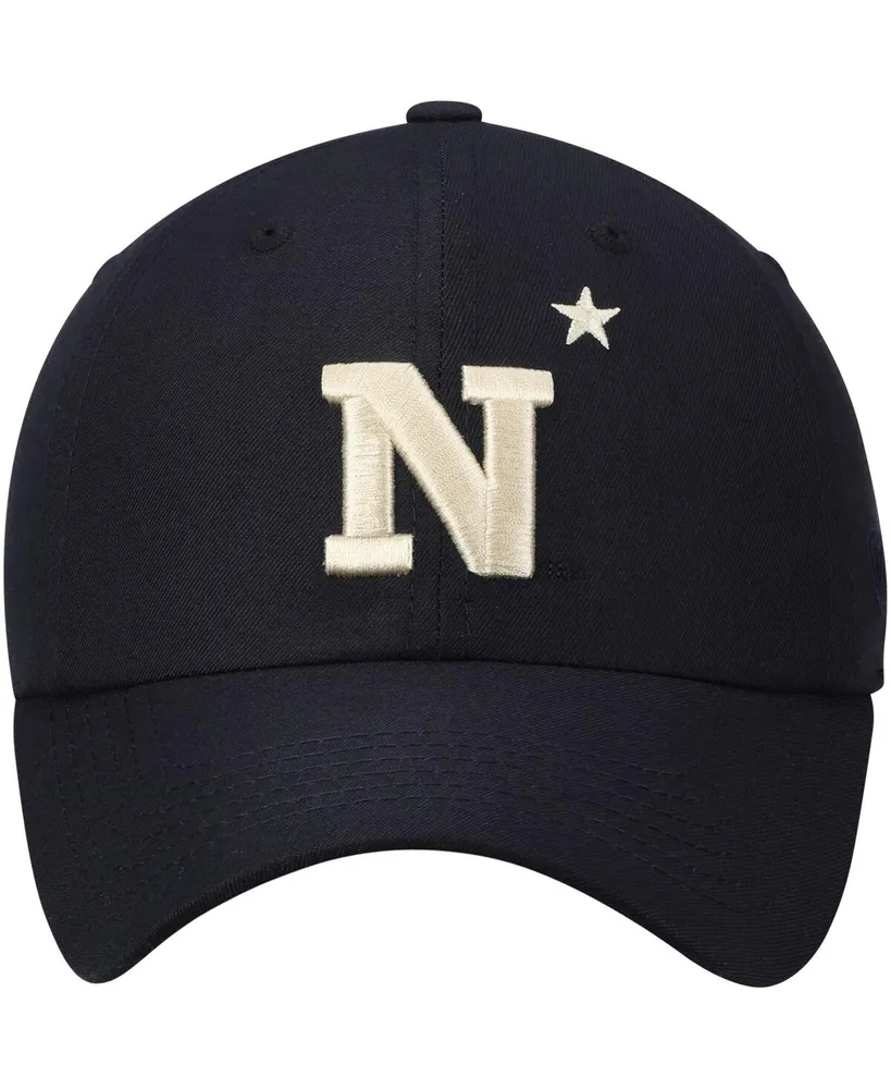 Men's Top of the World Navy Navy Midshipmen Primary Logo Staple Adjustable Hat