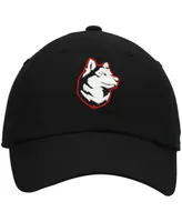 Men's Top of the World Black Northeastern Huskies Primary Logo Staple Adjustable Hat